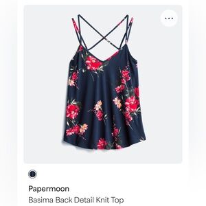 Papermoon Floral Knit Top - Stitchfix L